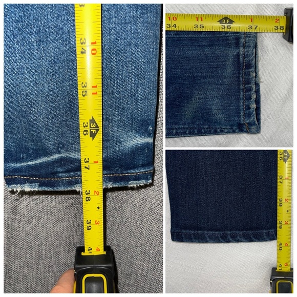 Lucky Brand Jeans Bundle of three 00/24 tapered/skinny Jeans - Picture 9 of 10